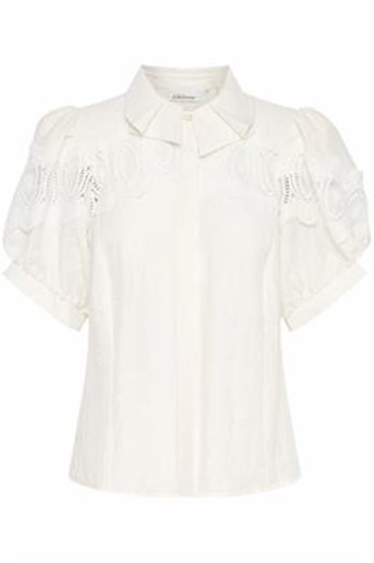 Blusar/skjortor - KBUrith frosty blouse – Egret