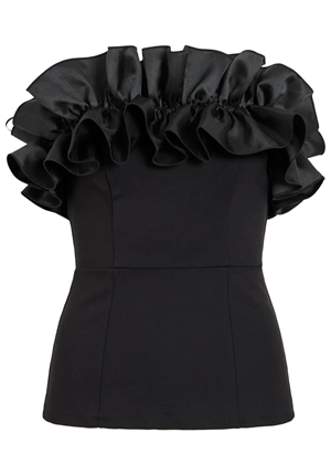 Toppar - Vilisse strapless top – Black beauty Toppar - Vilisse strapless top – Black beauty