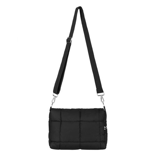 Accessoarer - Esnadja quilt clutch bag – Black