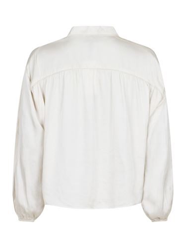 Blusar/Skjortor - Binnet satin blouse – off white