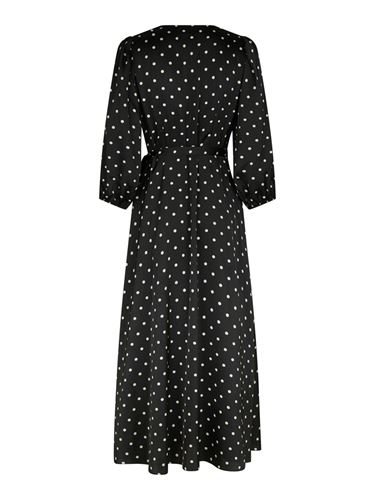 Klänningar - Malinga dot dress – Black