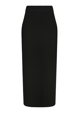 Kjolar - Hansa smooth knit skirt – Black Kjolar - Hansa smooth knit skirt – Black