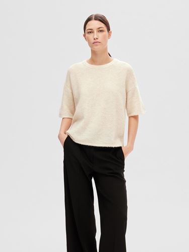 Tröjor/Koftor - Slfmaline-liliana o-neck – birch