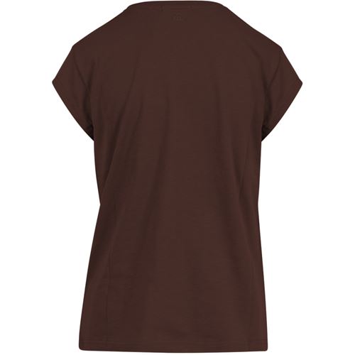 Toppar - CC Heart basic v-neck t-shirt – Chocolate Nut