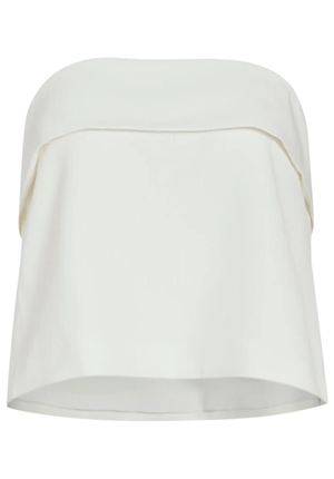 Toppar - Vigery bandeau short top – Cloud dancer Toppar - Vigery bandeau short top – Cloud dancer