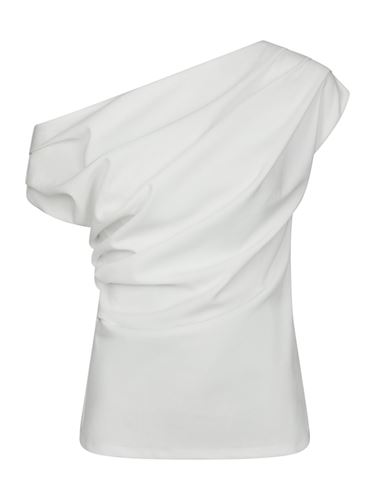 Toppar - Mabelle drapy top – White