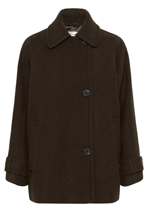 Kavajer/Ytterplagg - ThoraIW minona coat – Chocolate brown