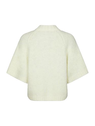 Tröjor/Koftor - Benuta fluffy knit cardigan – Light yellow