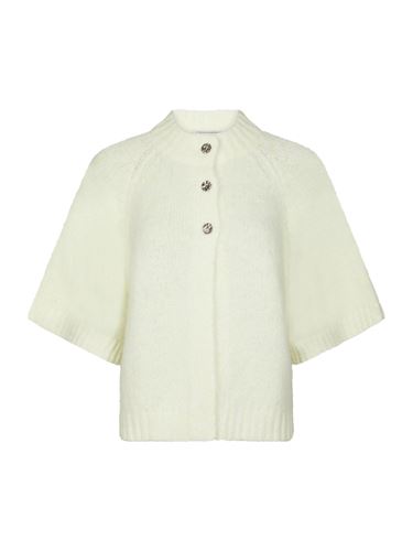 Tröjor/Koftor - Benuta fluffy knit cardigan – Light yellow