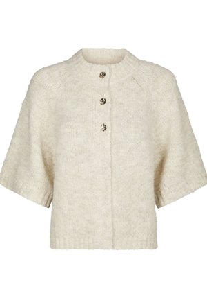 Tröjor/Koftor - Benuta fluffy knit cardigan – Ivory Tröjor/Koftor - Benuta fluffy knit cardigan – Ivory