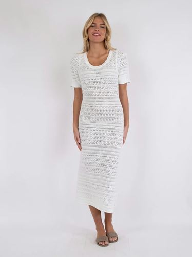 Klänningar - Eiko knit dress – off white