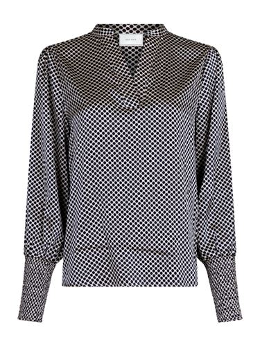 Blusar/Skjortor - Landa multi dot blouse – Navy