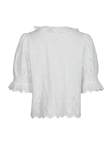 Blusar/Skjortor - Talise emb blouse – White