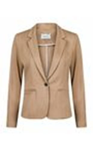 Kavajer/Ytterplagg - Molly soft blazer – dark taupe