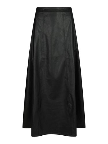 Kjolar - Raya faux leather skirt – Black