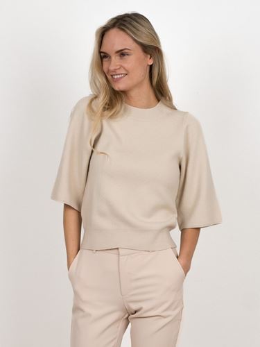 Tröjor/Koftor - Minka solid blouse – sand