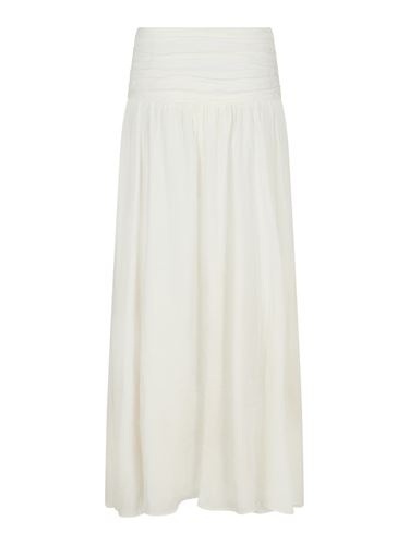 Kjolar - Morien woven maxi skirt – Off white