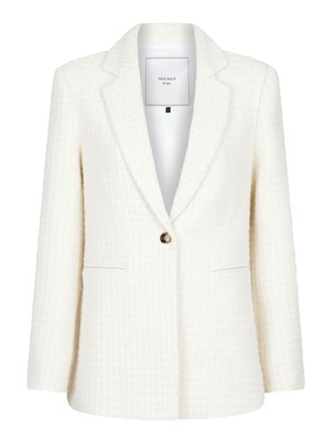Kavajer & Ytterplagg - Avery boucle blazer – off white