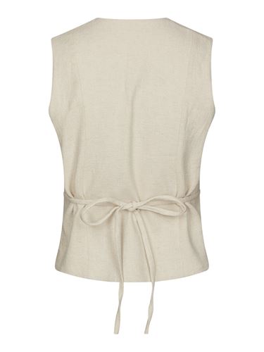 Toppar - Samara ramie waistcoat – Natural