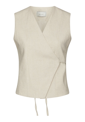 Toppar - Samara ramie waistcoat – Natural