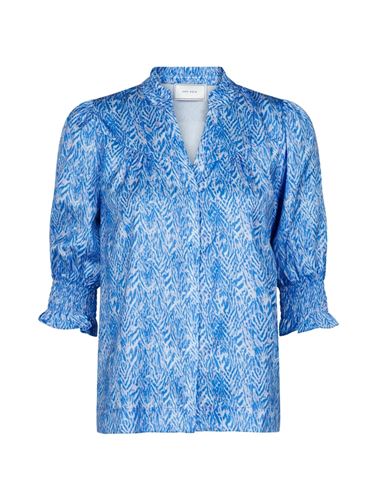 Blusar/Skjortor - Diana ditsy glow blouse – blue