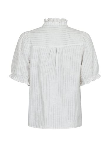 Blusar/skjortor - Odesa simple stripe blouse – Off white