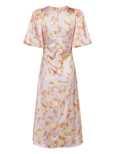 Klänningar - Nenoa flower brush dress – Tangerine