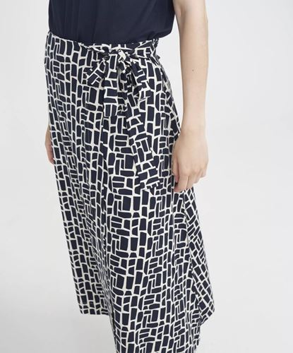 Kjolar - Jennie skirt – Sand/Navy