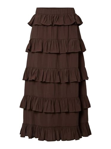 Kjolar - Yaswima ankle skirt – Coffee bean