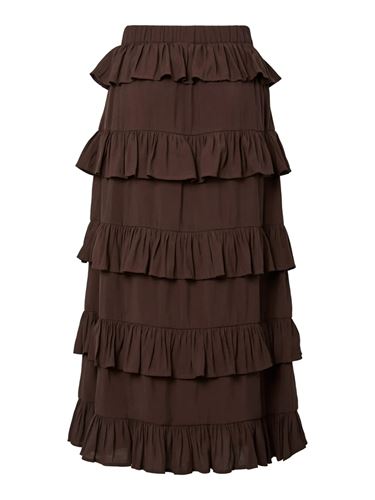Kjolar - Yaswima ankle skirt – Coffee bean