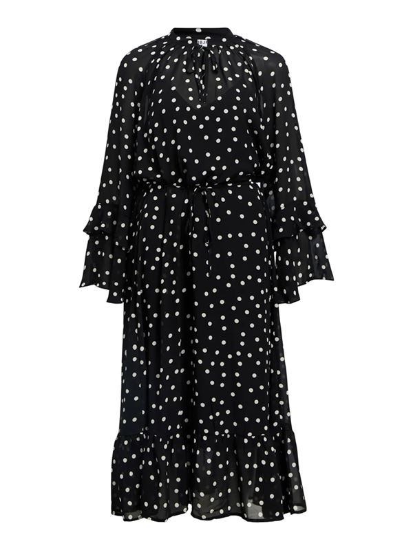 Klänningar - Objgina long dress – Black/white
