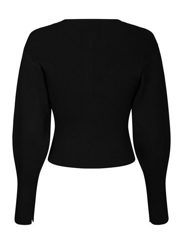 Tröjor/Koftor - Briano Stitch Knit Cardigan – Black