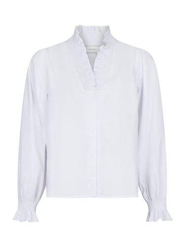 Blusar/Skjortor - Brielle solid shirt - White