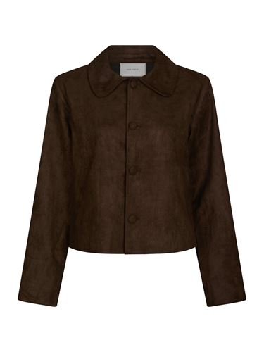 Kavajer/Ytterplagg - Nilo faux suede jacket – Dark Brown