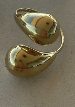 Accessoarer - Bubbel ring – gold