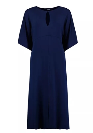 Klänningar - Asta mid lenght dress – Navy