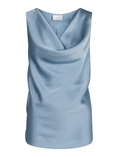 Toppar - Merle heavy sateen top – Dove blue