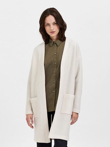 Tröjor/Koftor - Slfdarla ls knit cardigan – birch