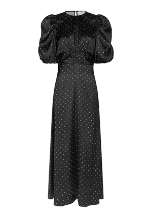 Klänningar - Kikka dot dress – Black