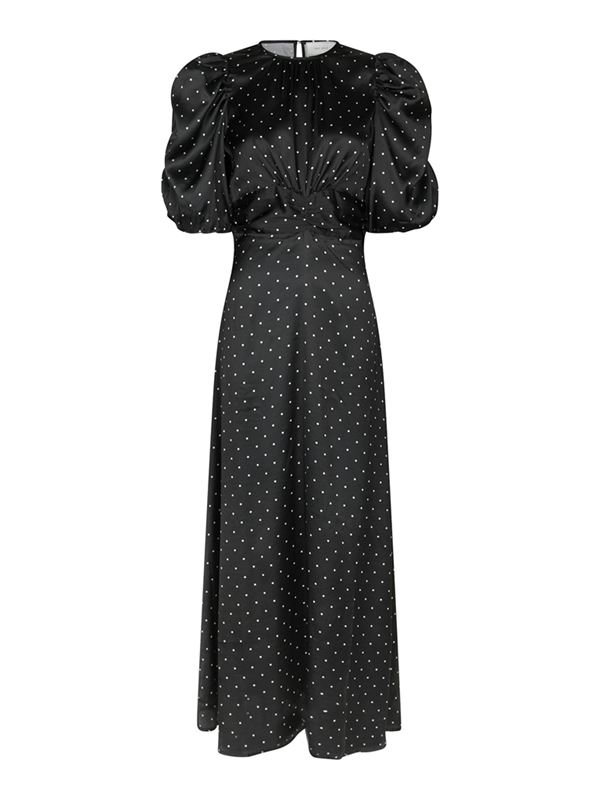 Klänningar - Kikka dot dress – Black