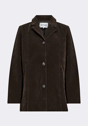 Kavajer/Ytterplagg - Lr-nioba 3 – L894 Dark brown
