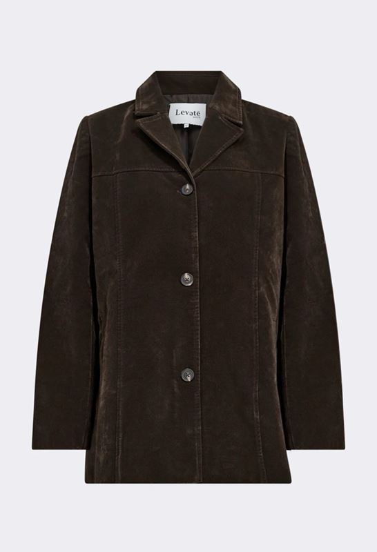 Kavajer/Ytterplagg - Lr-nioba 3 – L894 Dark brown