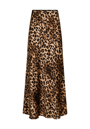 Kjolar - Lola Leo Long Skirt – Leopard