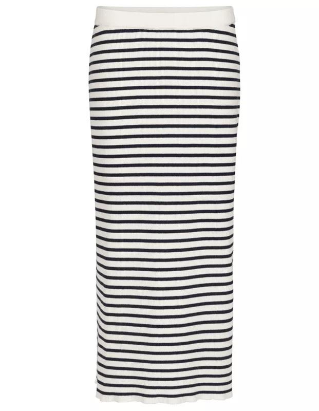 Kjolar - Jasmine skirt – Off white/Navy
