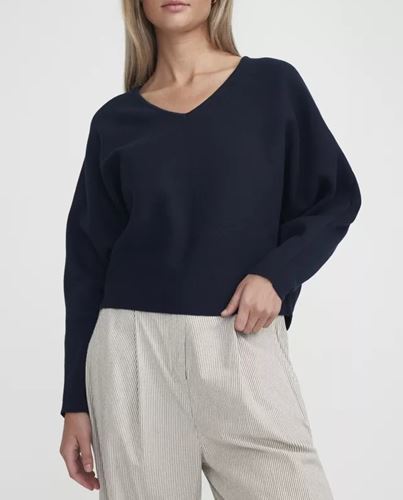 Tröjor/Koftor - Barbro v-neck – Navy