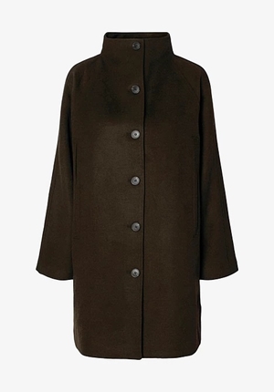 Kavajer/Ytterplagg - Slwzia-vinni wool blend coat – Delicioso Kavajer/Ytterplagg - Slwzia-vinni wool blend coat – Delicioso
