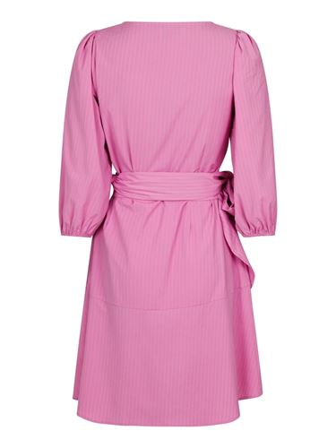Klänningar - Ariel dobby wrap dress – pink