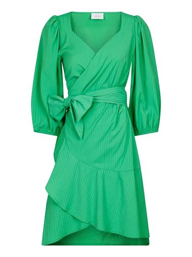 Klänningar - Ariel dobby wrap dress – green