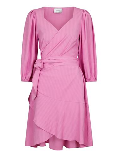 Klänningar - Ariel dobby wrap dress – pink