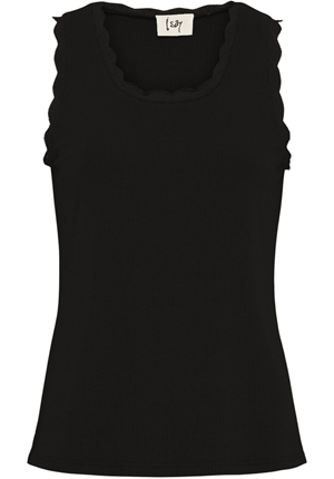 Toppar - Dee O-neck Top – Black